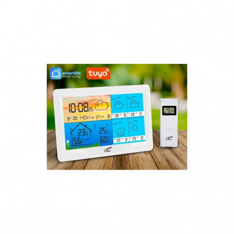 Lamex LXSTP08BS LTC SMART Weather Station with Color Display / white