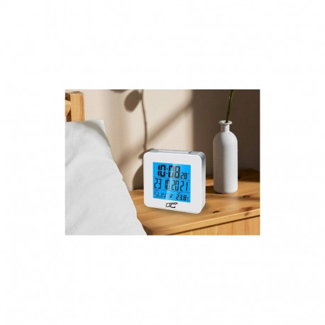 Lamex LXSTP04S LTC Alarm Clock with Thermometer / silver