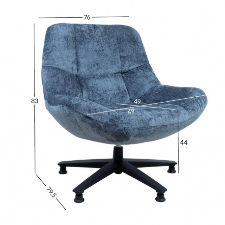 Armchair KENDRA blue