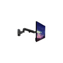 Lindy Wall Mounted Single Gas Arm Display Mount - Black