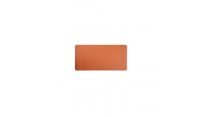 Large PVC Leather Mouse Pad, 1200x600, Orange