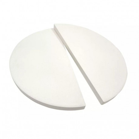 TunaBone Half moon pizza stone 180mm for Kamado 22inch