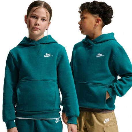 Bluza dla dzieci Nike Sportswear Club Fleece zielona FD3000 372 L