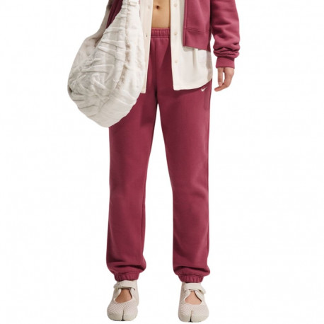 Spodnie damskie Nike Studio Fleece różowe IM8076 654 L