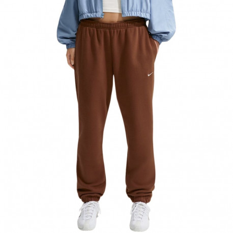 Nike naiste püksid IM8076 259 L Studio Fleece, helepruunid