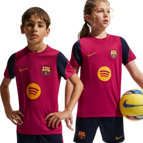 Nike laste t-särk II3237 621 FC Barcelona Strike, bordoopunane