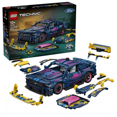 Constructor - LEGO Technic 42236 Custom Garage Ford Mustang GT 973 Pcs