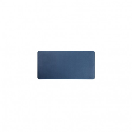 Large Mouse Pad - LUMIVIDA PVC Leather 1200x600 mm Water-Resistant Blue