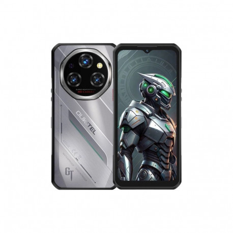 Oukitel nutitelefon WP62 6,58" Dual SIM Android 15 5G USB Type-C 8GB 256GB 11000mAh, hõbedane