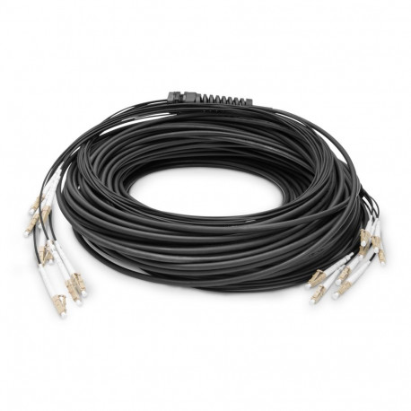 Digitus eelkokkupandud universaalne klaaskiudne breakout-kaabel, Multi Mode OM4, 8 Fibers, LC/UPC - 