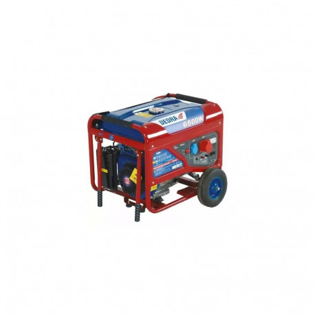 DEDRA mootor-generaator DEGB7503K 6000W 25L bensiin, punane