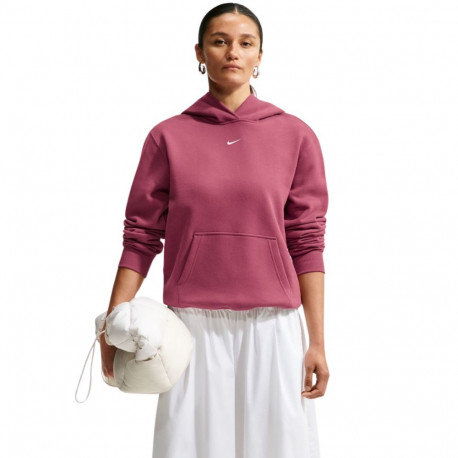 Bluza damska Nike Studio Fleece Medium Weight różowa IM8100 654 L