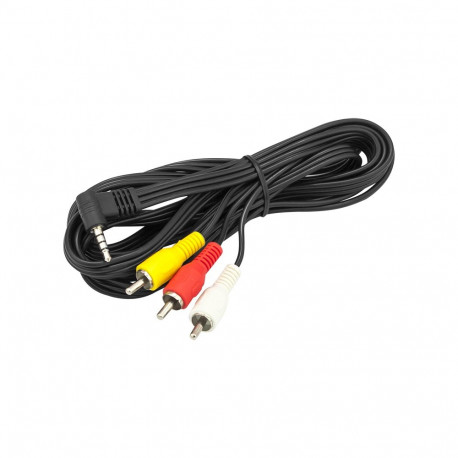 Audiojuhe 4871# 3,5 4p-3xrca 2,5m