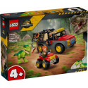 Klocki jurassic world 77978 ciężarówka do transportu młodego tyranozaura