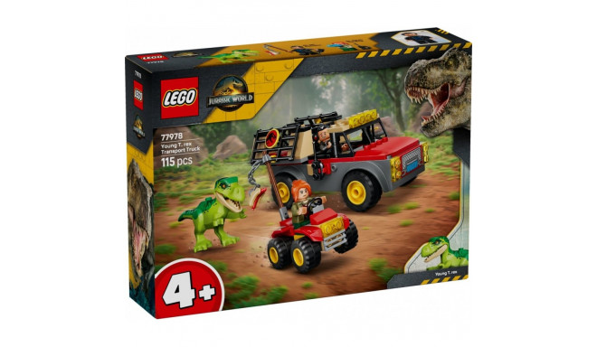 Jurassic World ehitusklotsid 77978 noore T-reksi transportveok