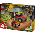 Klocki jurassic world 77978 ciężarówka do transportu młodego tyranozaura