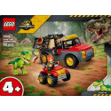 Klocki jurassic world 77978 ciężarówka do transportu młodego tyranozaura