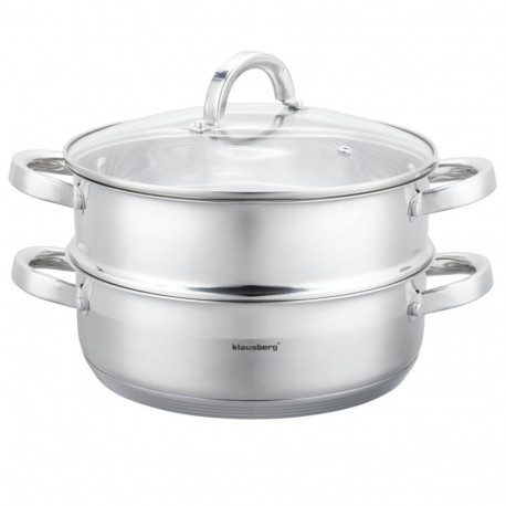 Garnek do gotowania na parze, 24cm, 3,5l klausberg, kb-9072