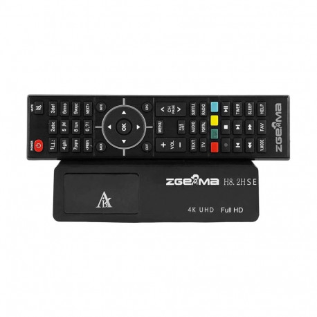 Zgemma tuunerkombo H8.2H PLUS WiFi DVB-S2X + DVB-C H.265 HEVC YOUTUBE