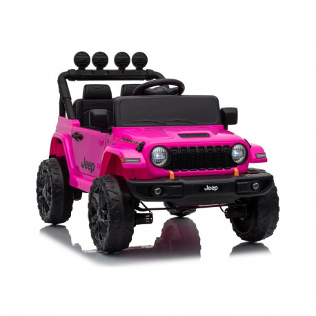 Jeep akuauto Rubicon DK-JWR558 24V, roosa