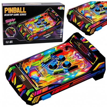elektrooniline pinball-laud flipperiga punktide loenduriga LED-valgustusega, heliefektidega