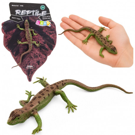 Sisalikufiguur kummist veniv realistlik 15cm