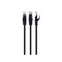PATCH CABLE CAT6 UTP 0.25M/PP6U-0.25M/BK GEMBIRD