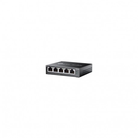 TP-LINK | Omada 5-Port Gigabit Easy Managed Switch with 4-Port PoE+ | ES205GP | Desktop/Wall mountab