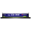 1x10 Verbatim CD-RW 80 / 700MB 10x Speed, Cakebox
