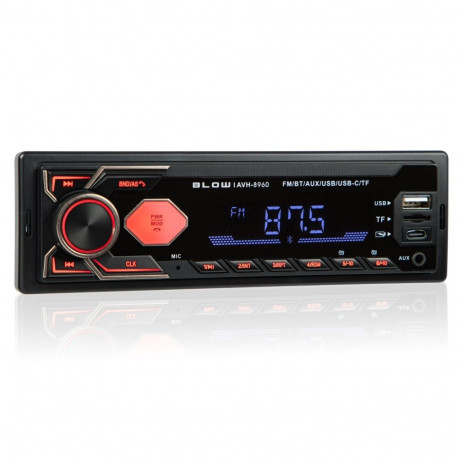 BLOW raadio AVH-8960 RDS MP3/USB/micro SD/BLUETOOTH + USB-C