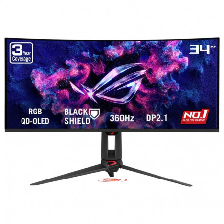ASUS ROG Swift arvutimonitor PG34WCDN 86.4cm (34") 3440 x 1440 pixels Wide Quad HD QD-OLED, must