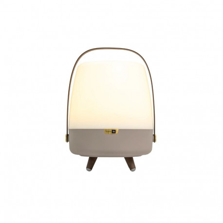 Kooduu Lite-up Play 2.0 Mono portable speaker Beige, White, Wood 10 W