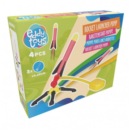 EDDY TOYS raketiheitja pumbaga