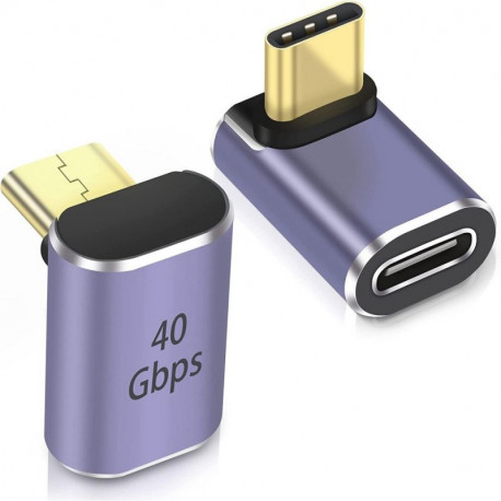 PremiumCord adapter USB-C (F) - USB-C (M) angled