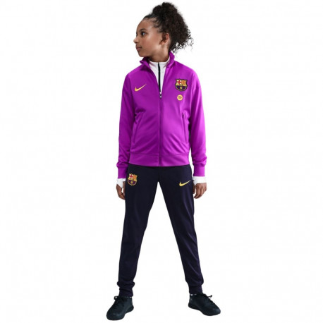 Dres dla dzieci Nike FC Barcelona Strike fioletowo-czarny HJ8027 552 S