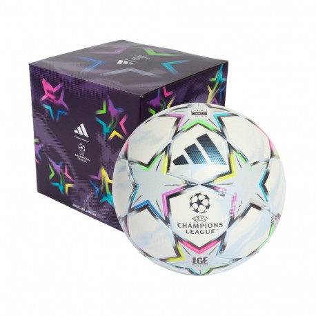 Piłka nożna adidas UCL League 26/27 League Stage Box biało-niebiesko-różowo-zielona KE9771 4