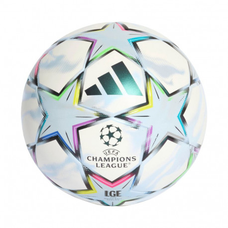 Piłka nożna adidas UCL League J290 26/27 League Stage biało-błękitna KE9767 5