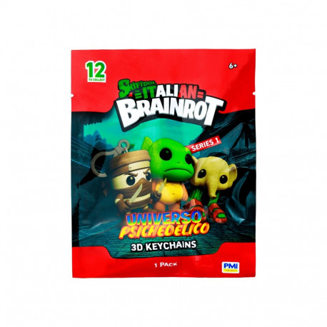Brainrot Blind keychain figure