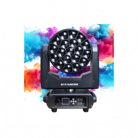 LIGHT4ME liikuv wash-valgusti SKY FX 19x40W RGBW
