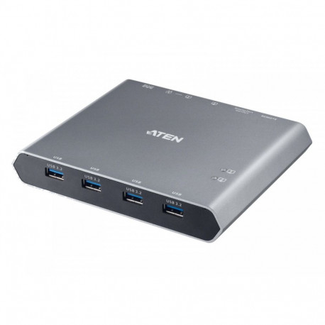 KVM-dokilüliti 2-Port 4K DP USB-C toitega