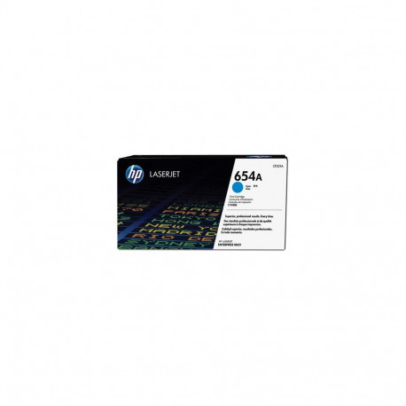 HP 654A Cyan Original LaserJet Toner Cartridge
