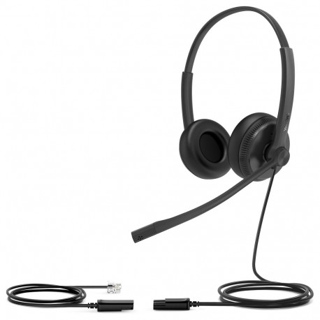 "Yealink YHS34 Dual Headset kabelgebunden QD zu RJ10"