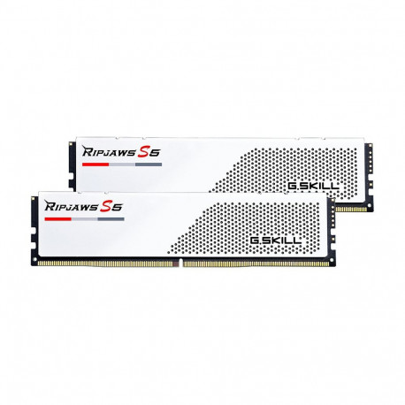 G.Skill DIMM mälumoodulid F5-6000J3036F48GX2-RS5W DDR5-6000 96 GB (2x 48 GB) komplekt Ripjaws S5 Int