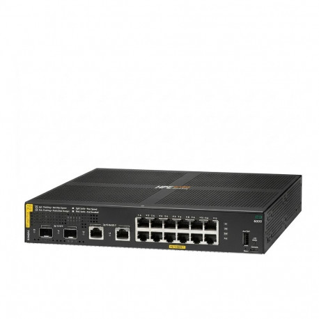 HPE Aruba Networking CX 6000 12p 10M/100M/1G Class4 PoE 2p SFP 1G 139W võrgulüliti EU