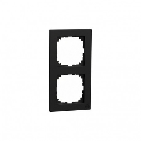 MERTEN raam MEG4020-3603 M-Pure 2-kohaline matt, must