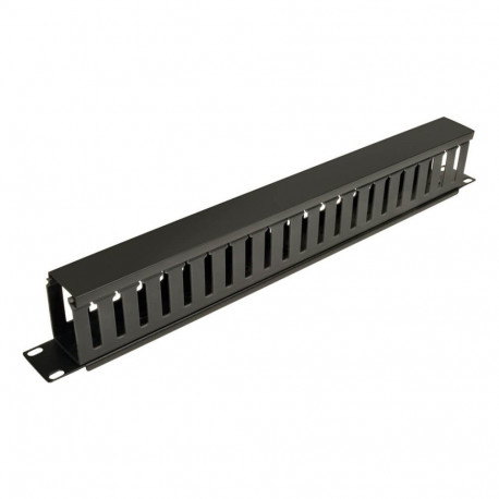 "Eaton Tripp Lite Series Rack Enclosure Horizontal Cable Manager1URM - - Schwarz - 1U - 48.3 cm (19"
