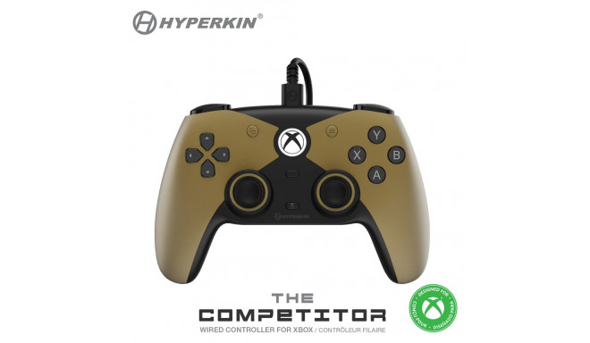 "Hyperkin Controller Competitor gold"
