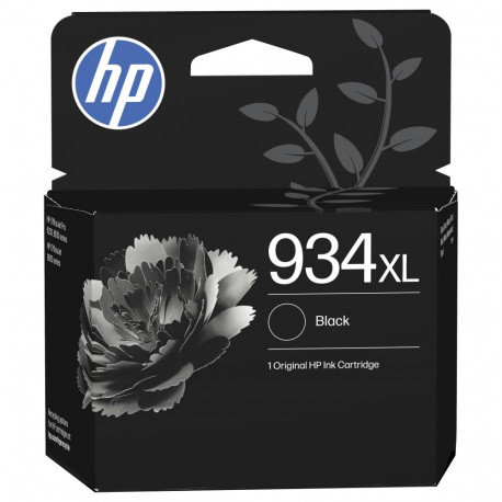 "HP 934XL High Yield Black Original Ink Cartridge Schwarz 25,5ml 1000Seiten"