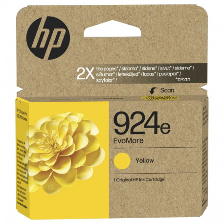 "HP 924e EvoMore Yellow Original Ink Cartridge Gelb 800Seiten"