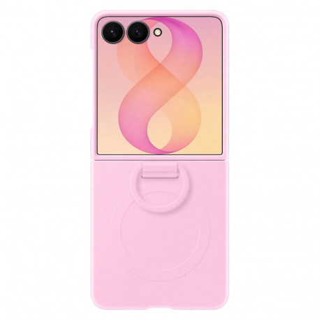 "Samsung Silicone Ring Magnet Case fr Galaxy Flip8 violet"